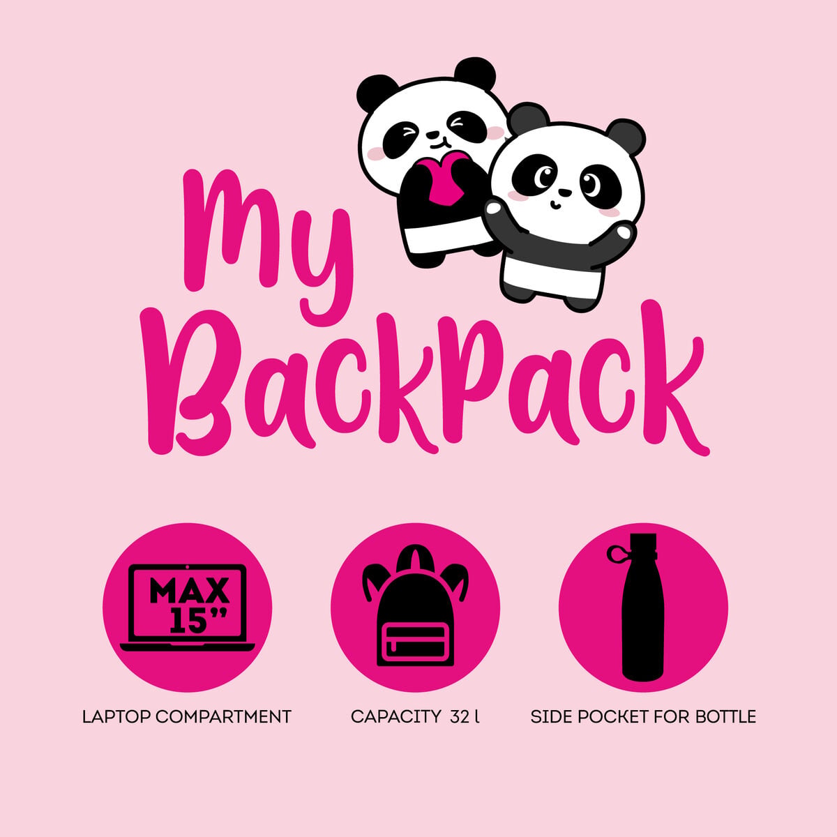 Legami - Mi Mochila - Panda