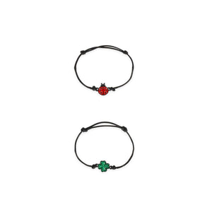 Legami - Set de 2 Pulseras - Mariquita