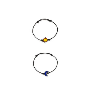 Legami - Set de 2 Pulseras - Sol y Luna