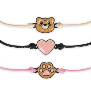 Legami - Set de 3 Pulseras - Osito
