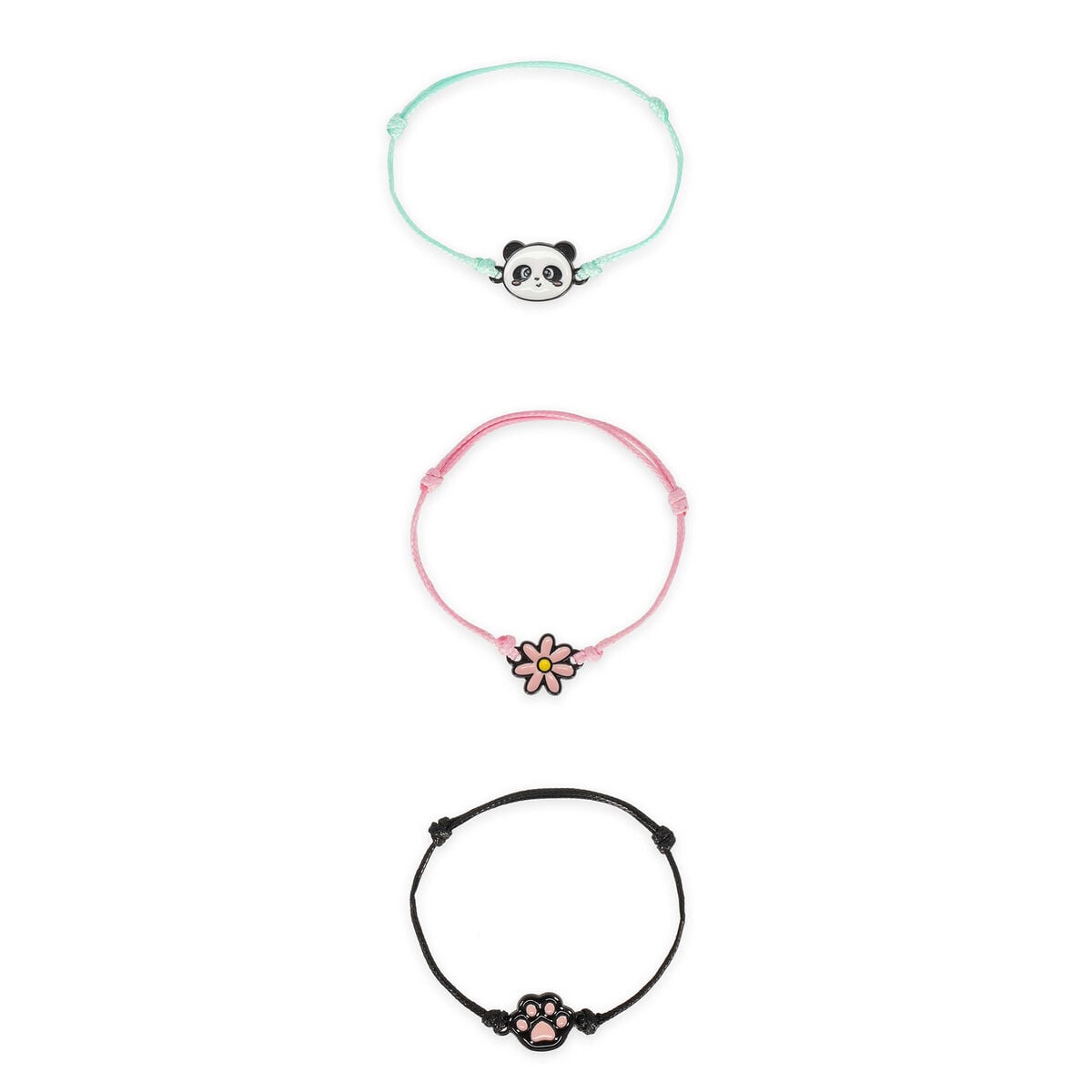 Legami - Set de 3 Pulseras - Panda