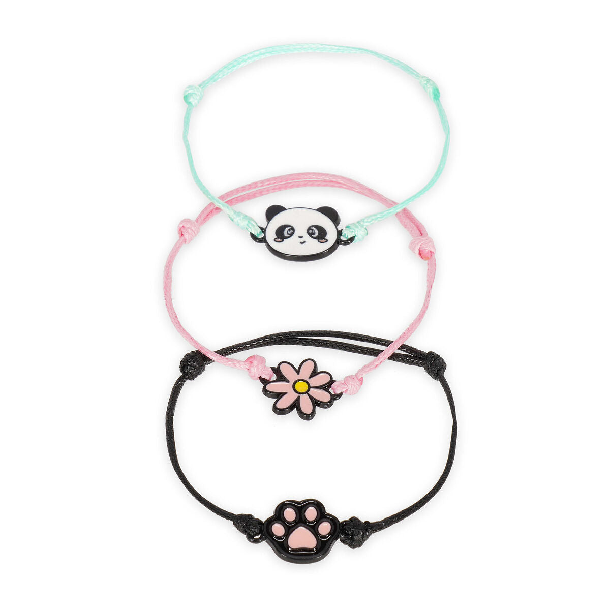 Legami - Set de 3 Pulseras - Panda