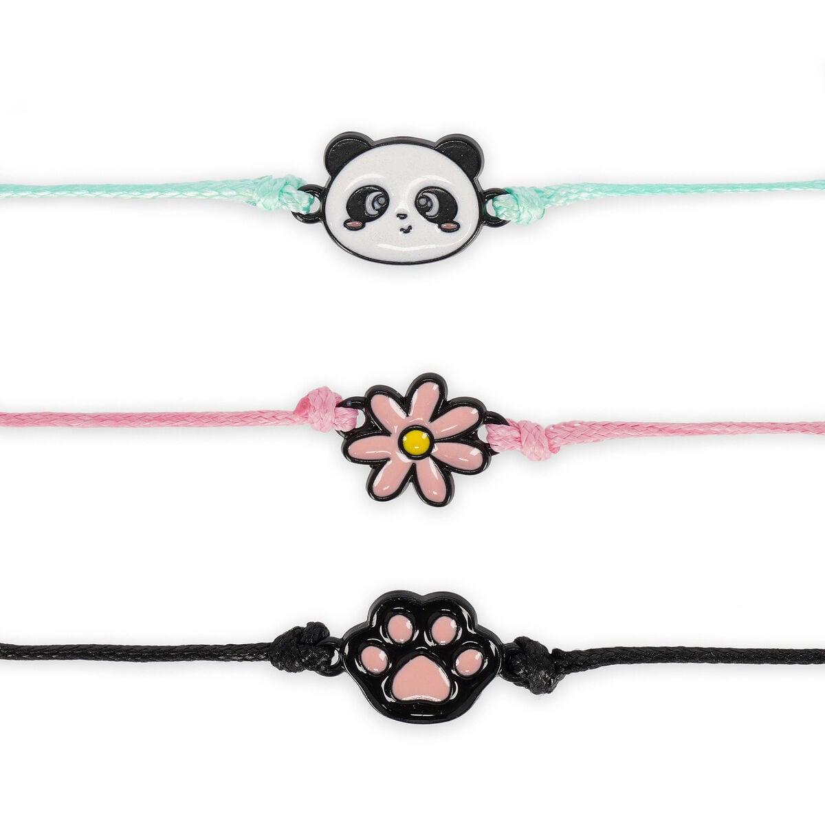 Legami - Set de 3 Pulseras - Panda
