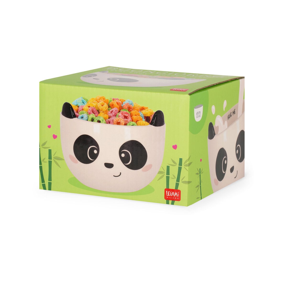 Legami - Cuenco de cerámica para cereales - Panda - ¡Buongiorno!
