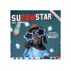 Calendario de Pared Legami - Supawstar 2027 - 30 x 29 cm