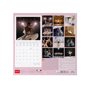 Legami - Calendario de pared Ballet 2027 - 30 x 29 cm