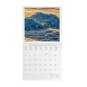 Legami - Calendario de Pared 2027 Montañas - 30 x 29 cm