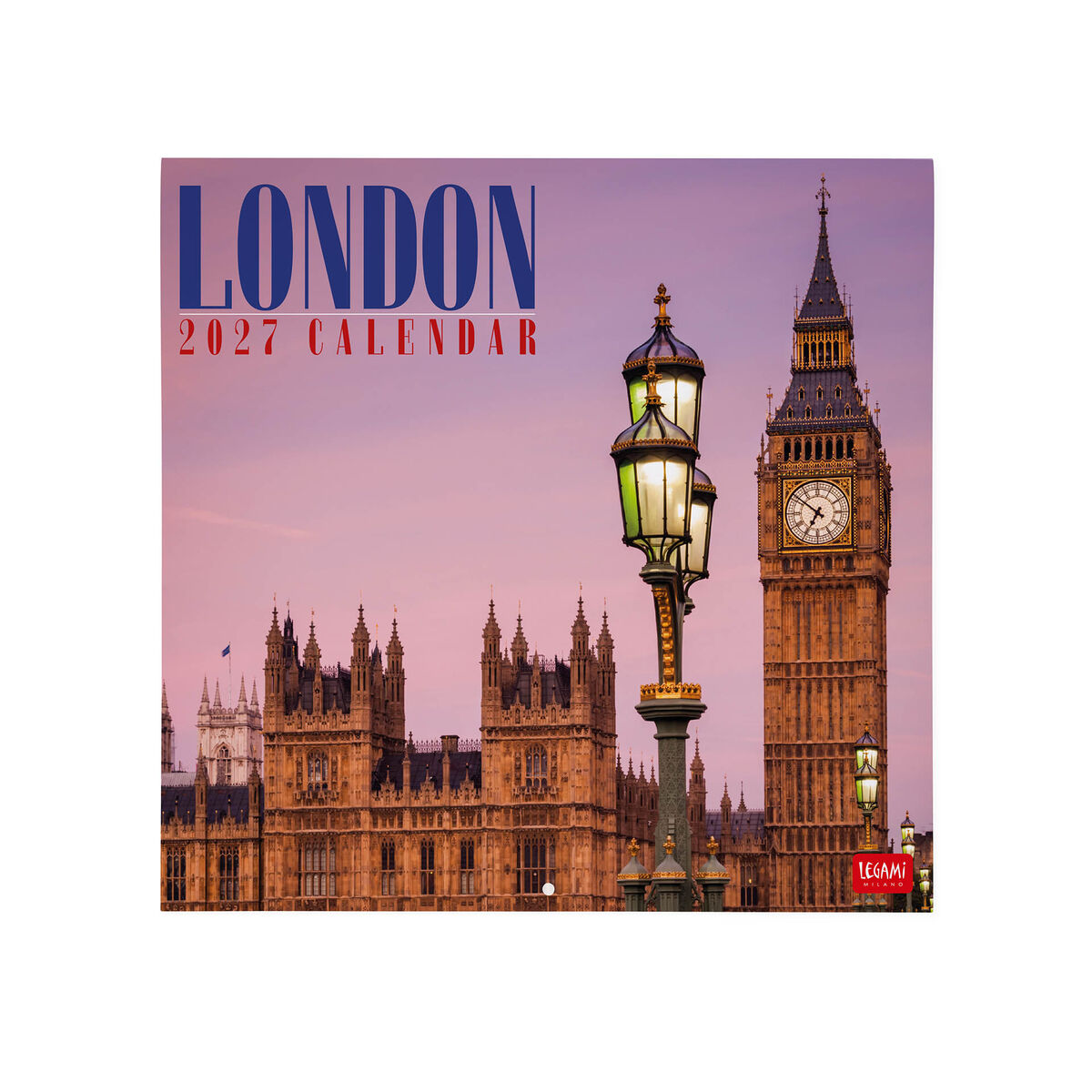 Legami - Calendario de Pared Londres 2027 - 30 x 29 cm