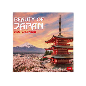 Legami - Beauty Japan 2027 Calendario de Pared - 30 x 29 cm