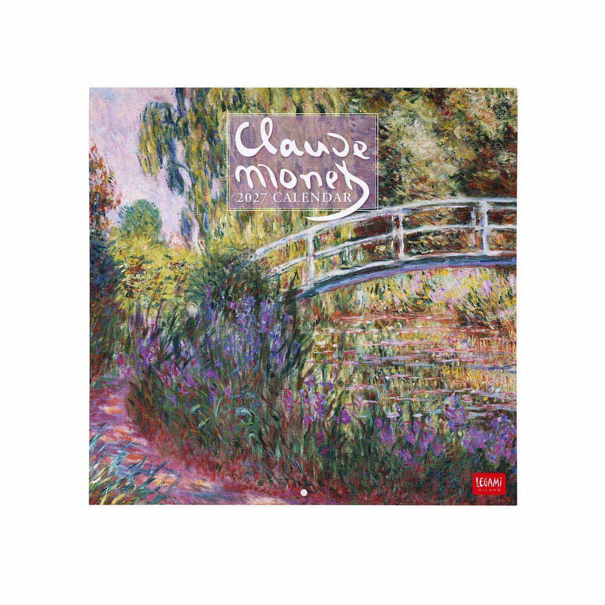 Calendario de pared Legami - Monet 2027 - 30 x 29 cm
