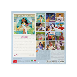 Legami - Mujeres Inspiradoras - Calendario de pared 2027 - 30 x 29 cm