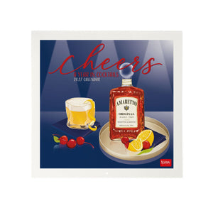 Calendario de pared Legami - Cheers 2027 - 30 x 29 cm