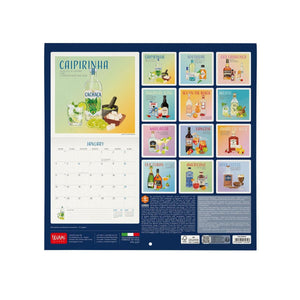 Calendario de pared Legami - Cheers 2027 - 30 x 29 cm