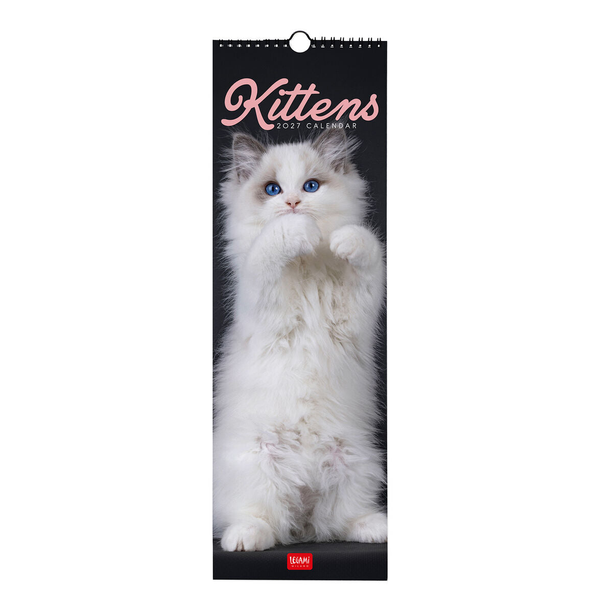 Legami - Calendario de Pared Kittens 2027 - 16 x 49 cm