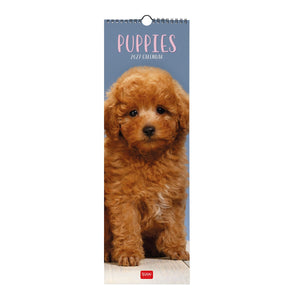 Legami - Calendario de Pared 2027 Perritos - 16 x 49 cm