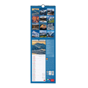Calendario de pared Legami - Mountains 2027 - 16 x 49 cm