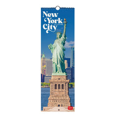 Legami - Calendario de pared Nueva York 2027 - 16 x 49 cm