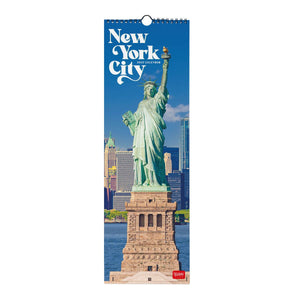 Legami - Calendario de pared Nueva York 2027 - 16 x 49 cm