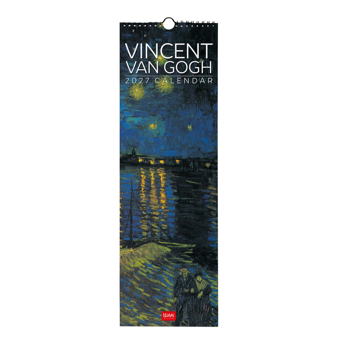 Legami - Calendario de Pared 2027 Vincent Van Gogh - 16 x 49 cm