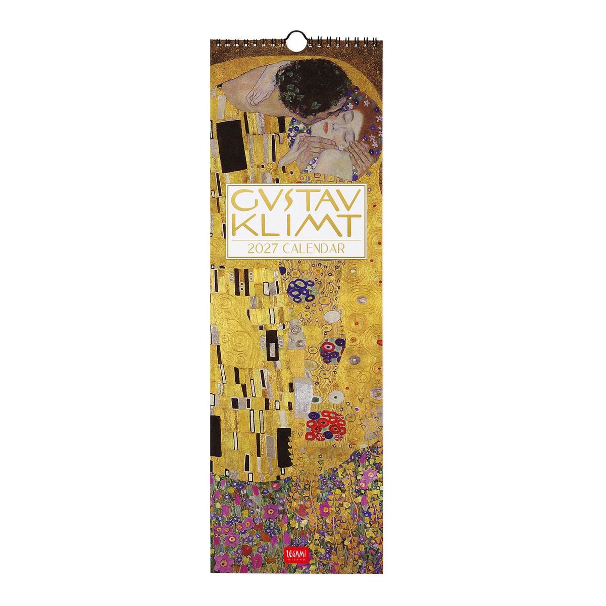 Legami - Gustav Klimt 2027 Calendario de Pared - 16 x 49 cm
