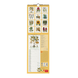 Legami - Calendario de pared Herbarium 2027 - 16 x 49 cm