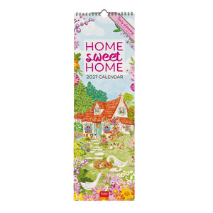 Legami - Calendario de pared Home Sweet Home 2027 - 16 x 49 cm
