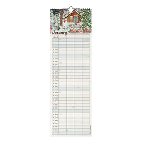 Legami - Calendario de pared Home Sweet Home 2027 - 16 x 49 cm