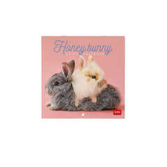 Legami - Calendario de pared Conejo Honey 2027 - 18 x 18 cm