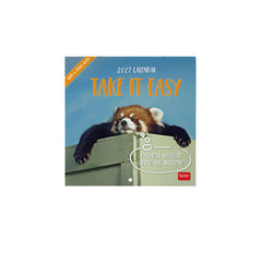 Legami - Calendario de pared Take It Easy 2027 - 18 x 18 cm