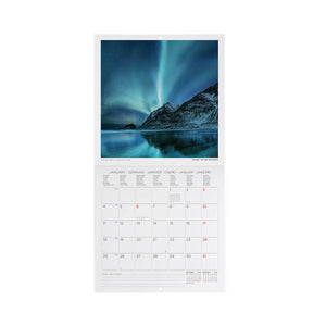 Calendario de Pared Legami - Planeta Tierra 2027 - 18 x 18 cm