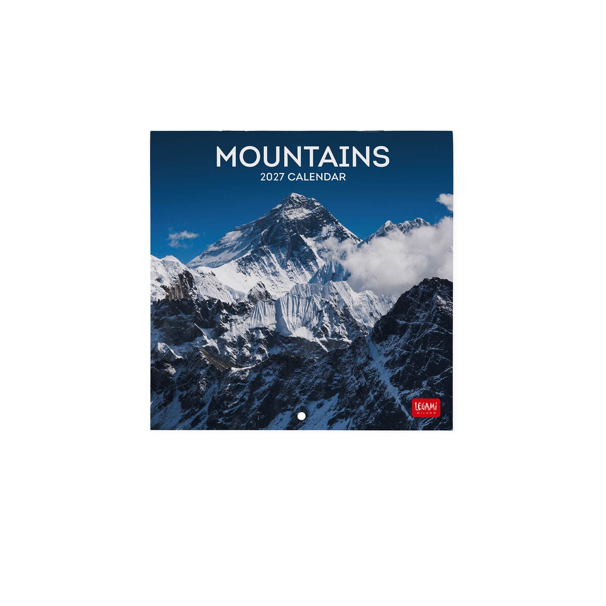 Legami - Calendario de Pared Mountains 2027 - 18 x 18 cm