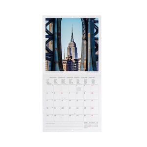 Legami - Calendario de pared de Nueva York 2027 - 18 x 18 cm
