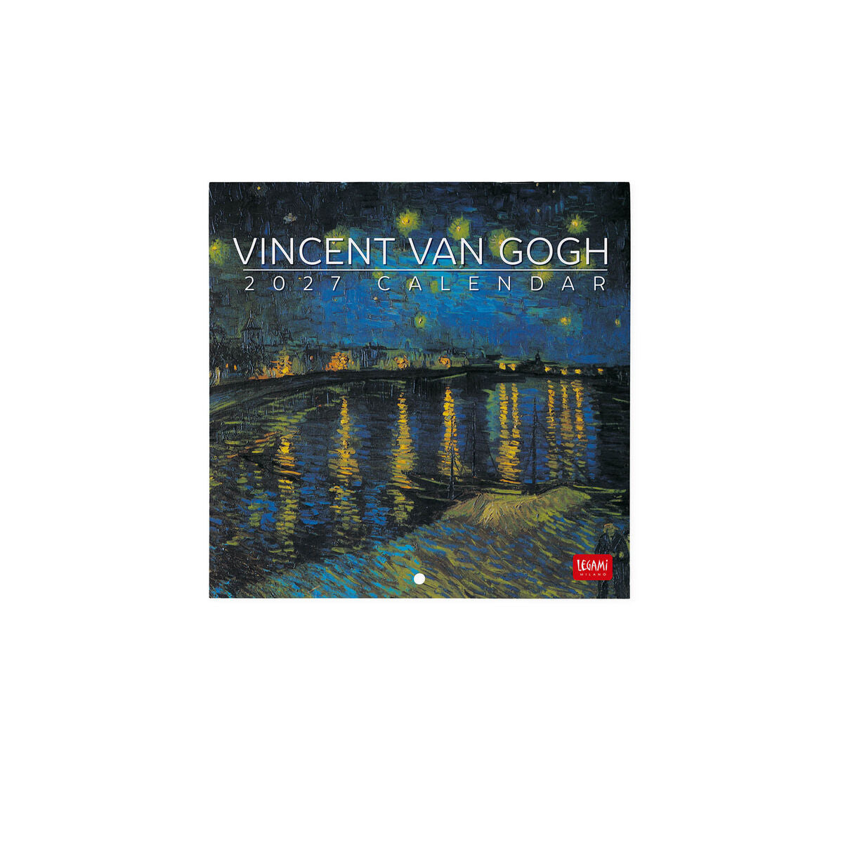 Legami - Calendario de pared Vincent Van Gogh 2027 - 18 x 18 cm