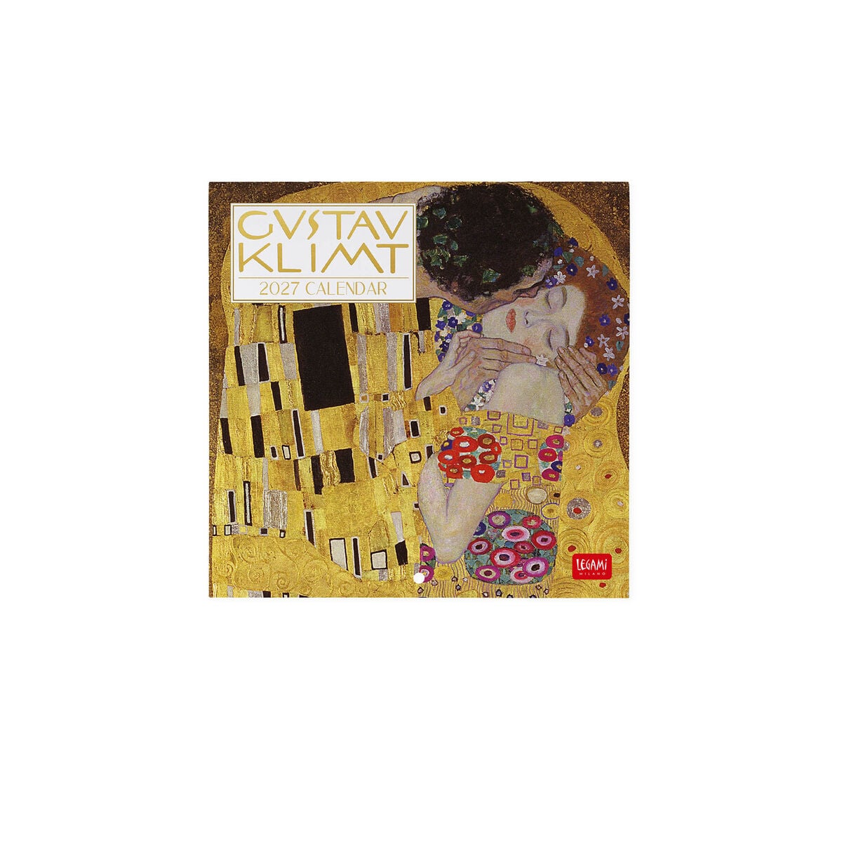 Legami - Calendario de pared Gustav Klimt 2027 - 18 x 18 cm