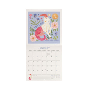 Legami - Calendario de Pared Written in Stars 2027 - 18 x 18 cm