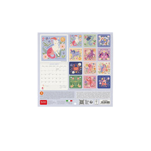 Legami - Calendario de Pared Written in Stars 2027 - 18 x 18 cm