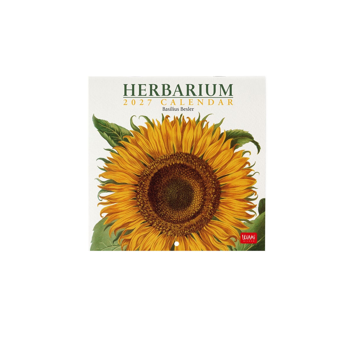 Legami - Calendario de pared Herbarium 2027 - 18 x 18 cm