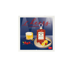 Calendario de pared Legami - Cheers 2027 - 18 x 18 cm