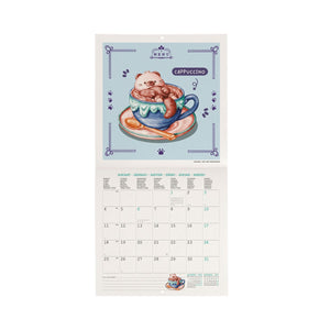 Legami - Calendario de Pared 2027 Cutie Foodie - 18 x 18 cm