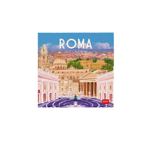 Legami - Calendario de pared Roma 2027 - 18 x 18 cm