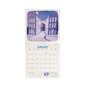 Calendario de pared Legami - Milano 2027 - 18 x 18 cm