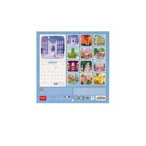 Calendario de pared Legami - Milano 2027 - 18 x 18 cm
