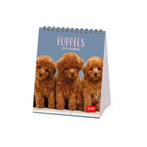 Calendario de Escritorio Legami - Perritos 2027 - 12 x 14,5 cm