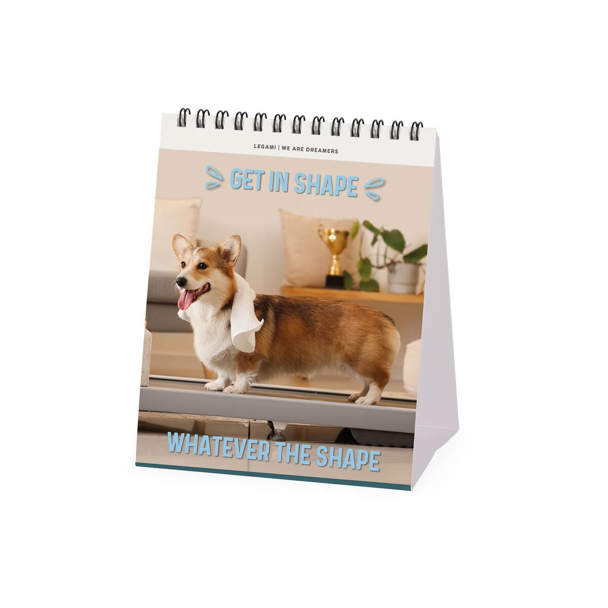 Legami - Calendario de Escritorio Supawstar 2027 - 12 x 14,5 cm