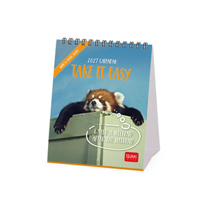 Legami - Calendario de escritorio Take It Easy 2027 - 12 x 14,5 cm