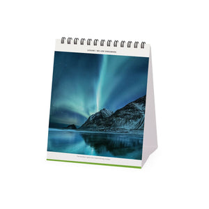 Legami - Calendario de escritorio Planeta Tierra 2027 - 12 x 14.5 cm