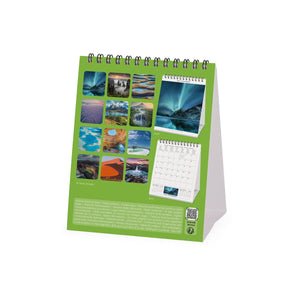 Legami - Calendario de escritorio Planeta Tierra 2027 - 12 x 14.5 cm