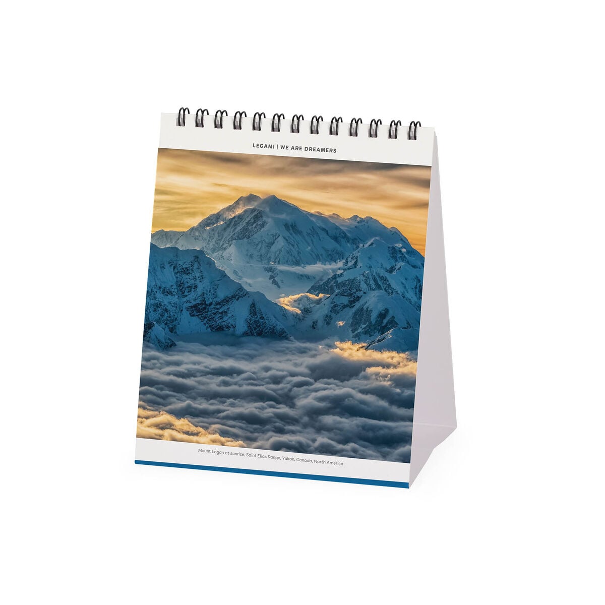 Legami - Calendario de mesa Mountains 2027 - 12 x 14,5 cm