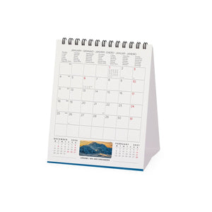 Legami - Calendario de mesa Mountains 2027 - 12 x 14,5 cm