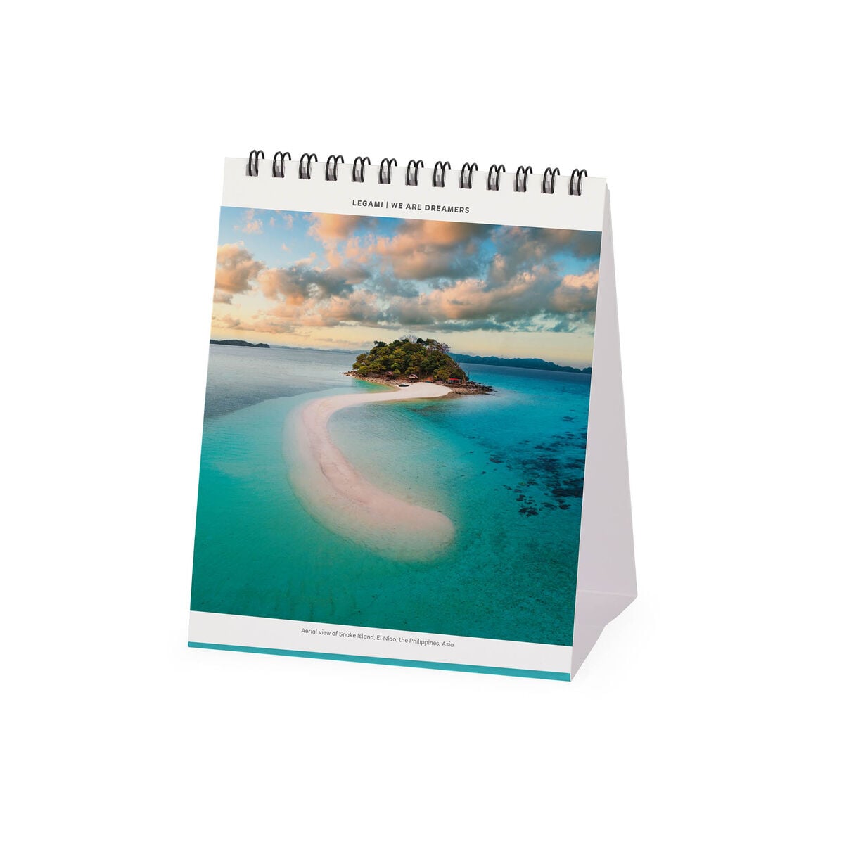 Legami - Calendario de Sobremesa Vitamin Sea 2027 - 12 x 14,5 cm
